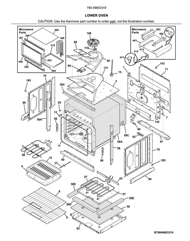 Lower oven