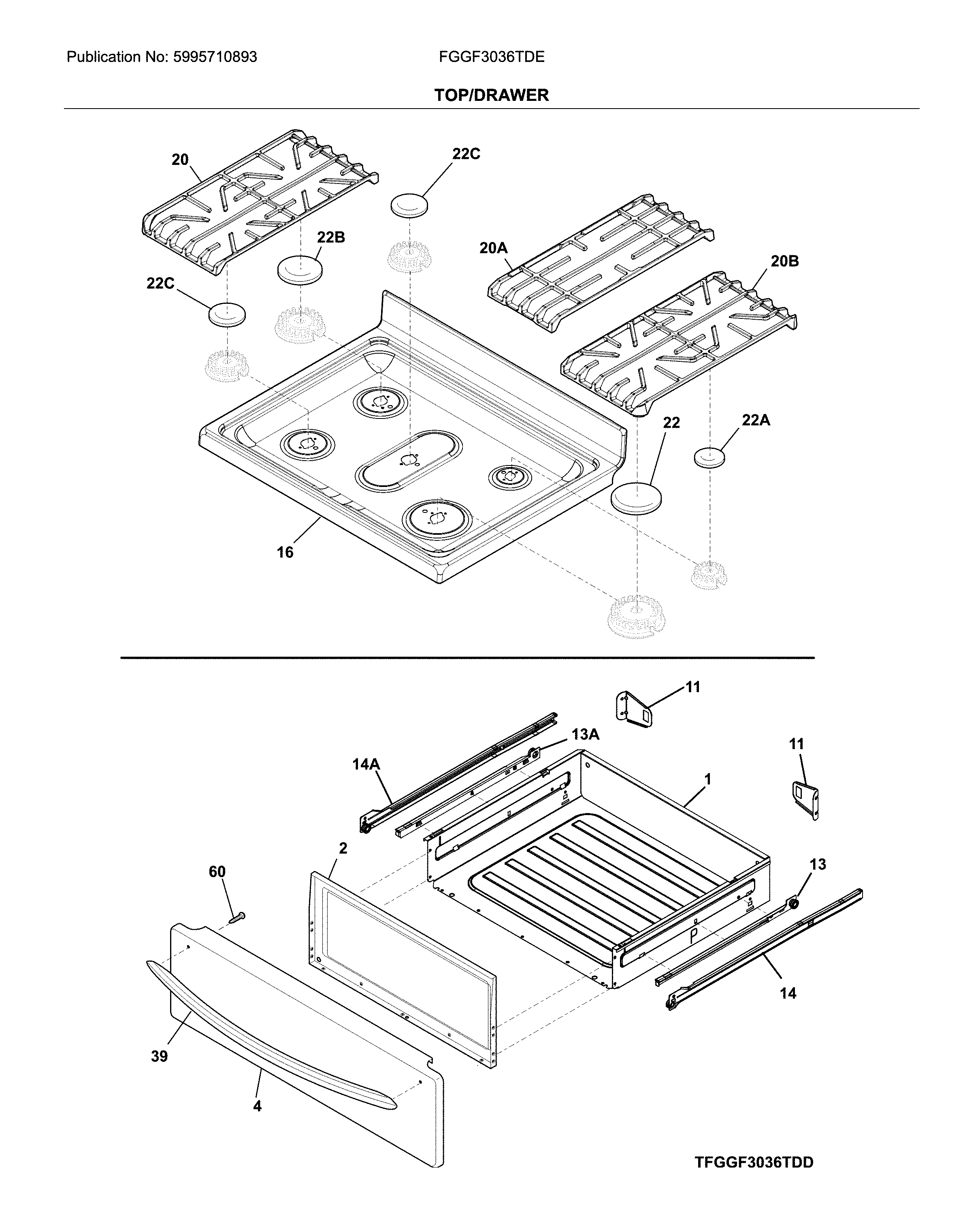 Top/drawer