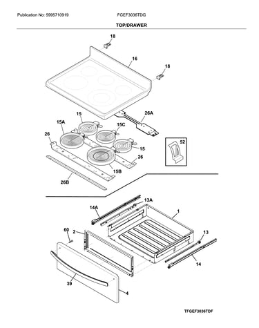 Top/drawer