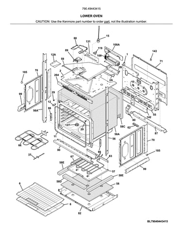Lower oven