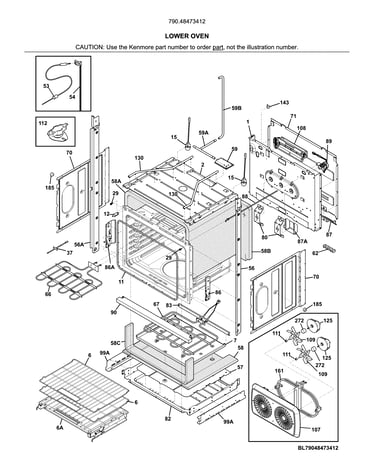 Lower oven