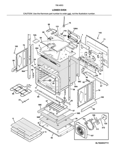 Lower oven