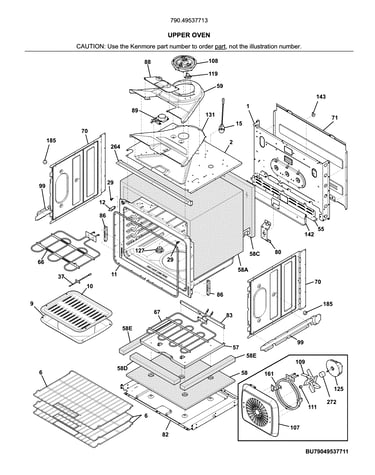 Upper oven