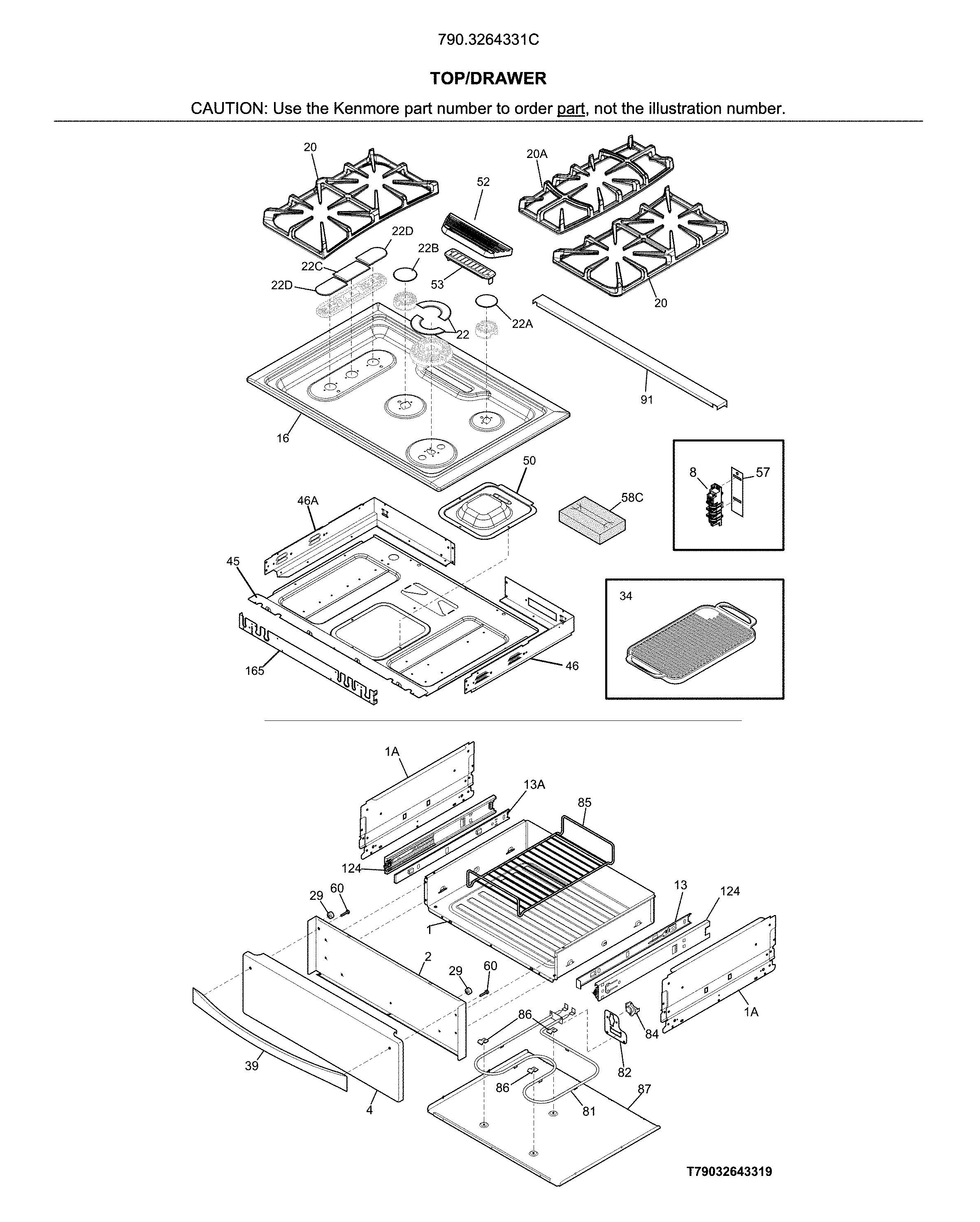 Top/drawer