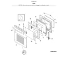 Kenmore Elite 79095073316 door diagram