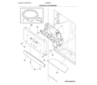 Frigidaire LGHB2869TD0 controls & ice dispenser diagram