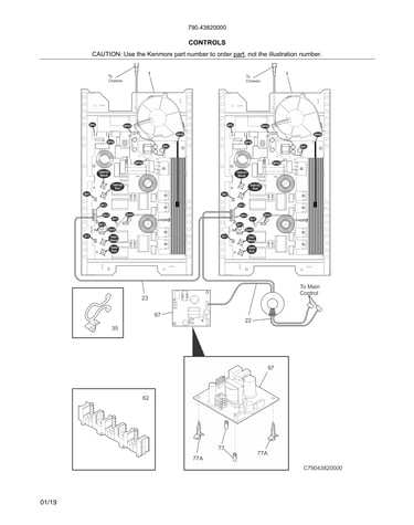 Control/induction unit