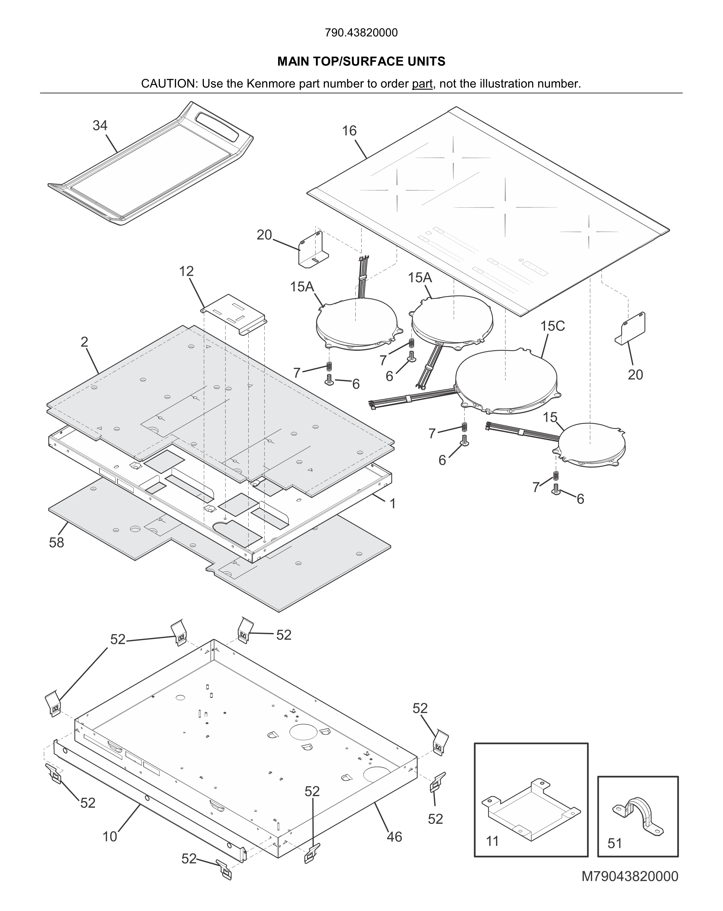 Maintop/surface units