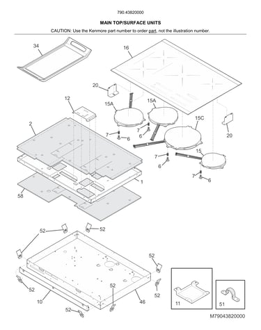 Maintop/surface units