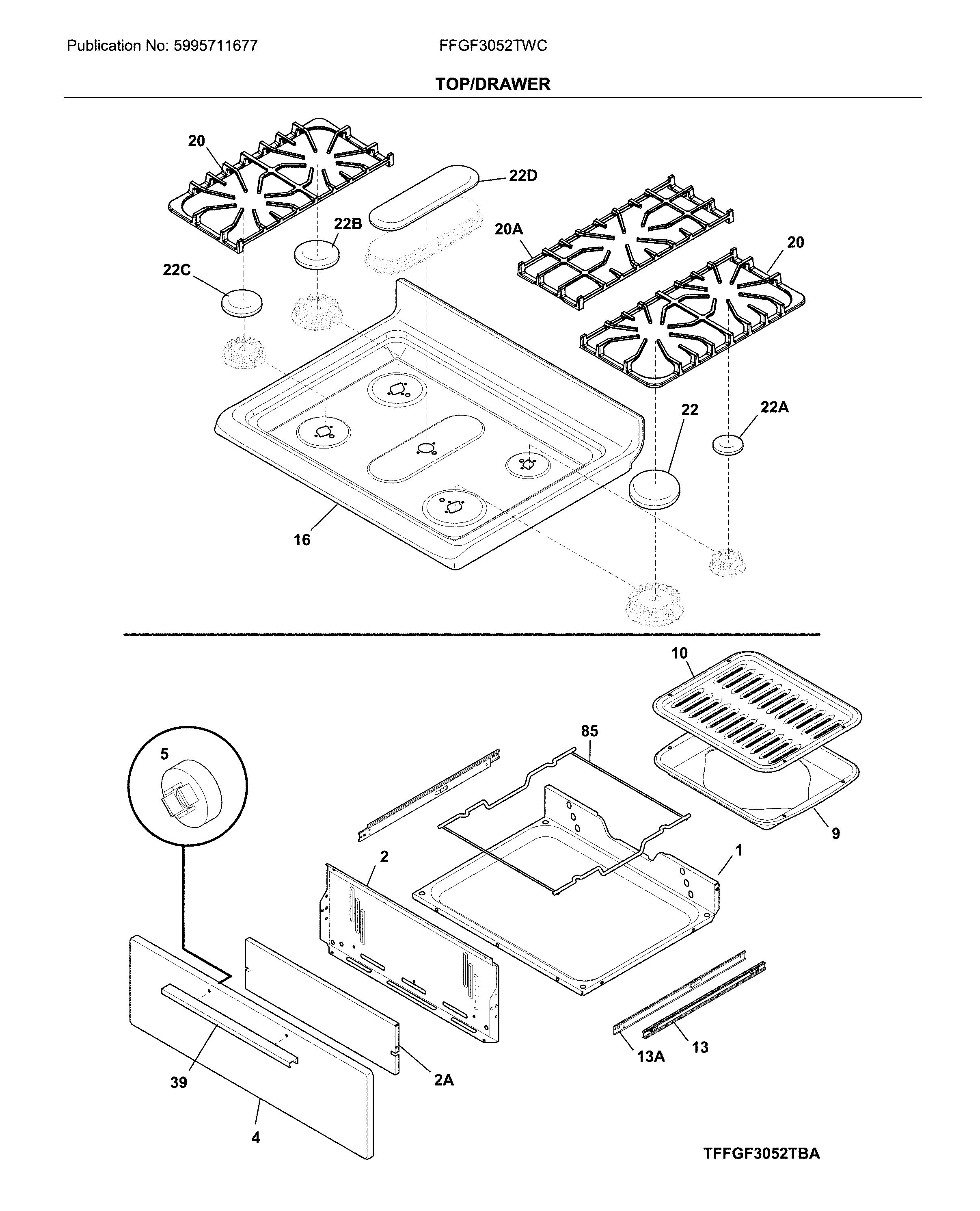 Top/drawer