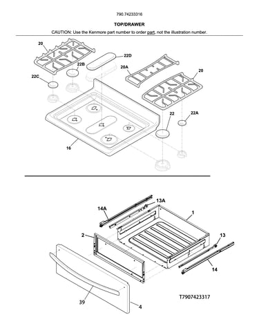 Top/drawer