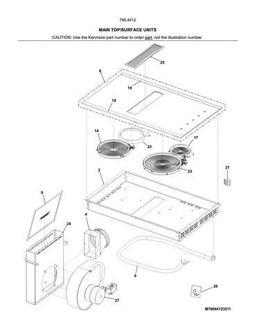 Main top/surface units