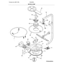 Frigidaire FGID2466QW7A motor & pump diagram