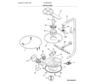 Frigidaire FGID2466QD2A motor & pump diagram