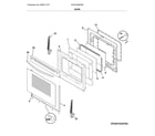 Frigidaire FGGF3036TBD door diagram