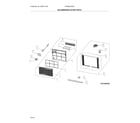 Frigidaire FFRA081ZAE0 recommended spare parts diagram