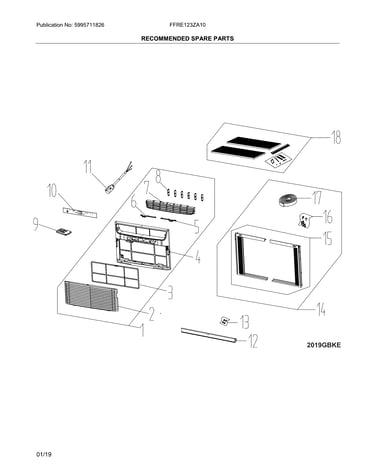 Recommended spare parts