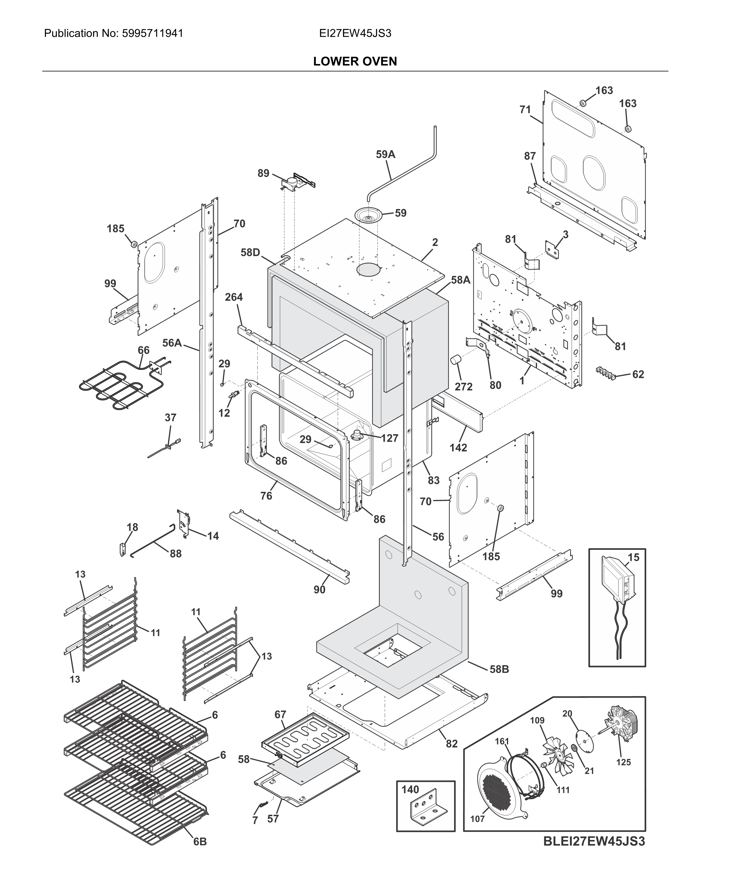 Lower oven