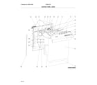 Frigidaire FDB2410HIB2A control panel / door diagram