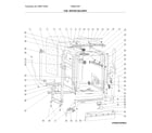 Frigidaire FDB2410HIS2A tub / water delivery diagram