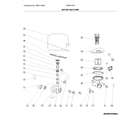 Frigidaire FDB2410HIC2A motor and pump diagram