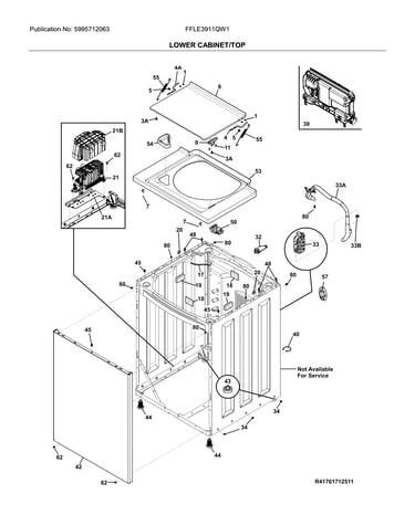 Lower cabinet/top
