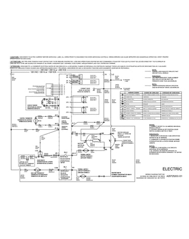 Wiring diagram dryer