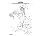 Kenmore 41761723511 motor/blower/belt diagram
