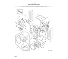 Kenmore 41771712512 upper cabinet/drum heater diagram