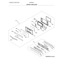 Frigidaire FGMO3067UF control panel/door/misc. diagram