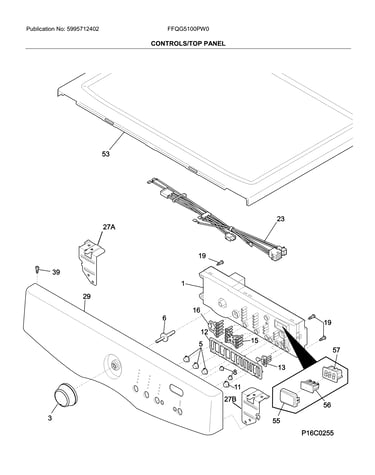 Controls/top panel
