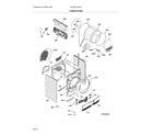 Electrolux EFDE210TIS00 cabinet/drum diagram