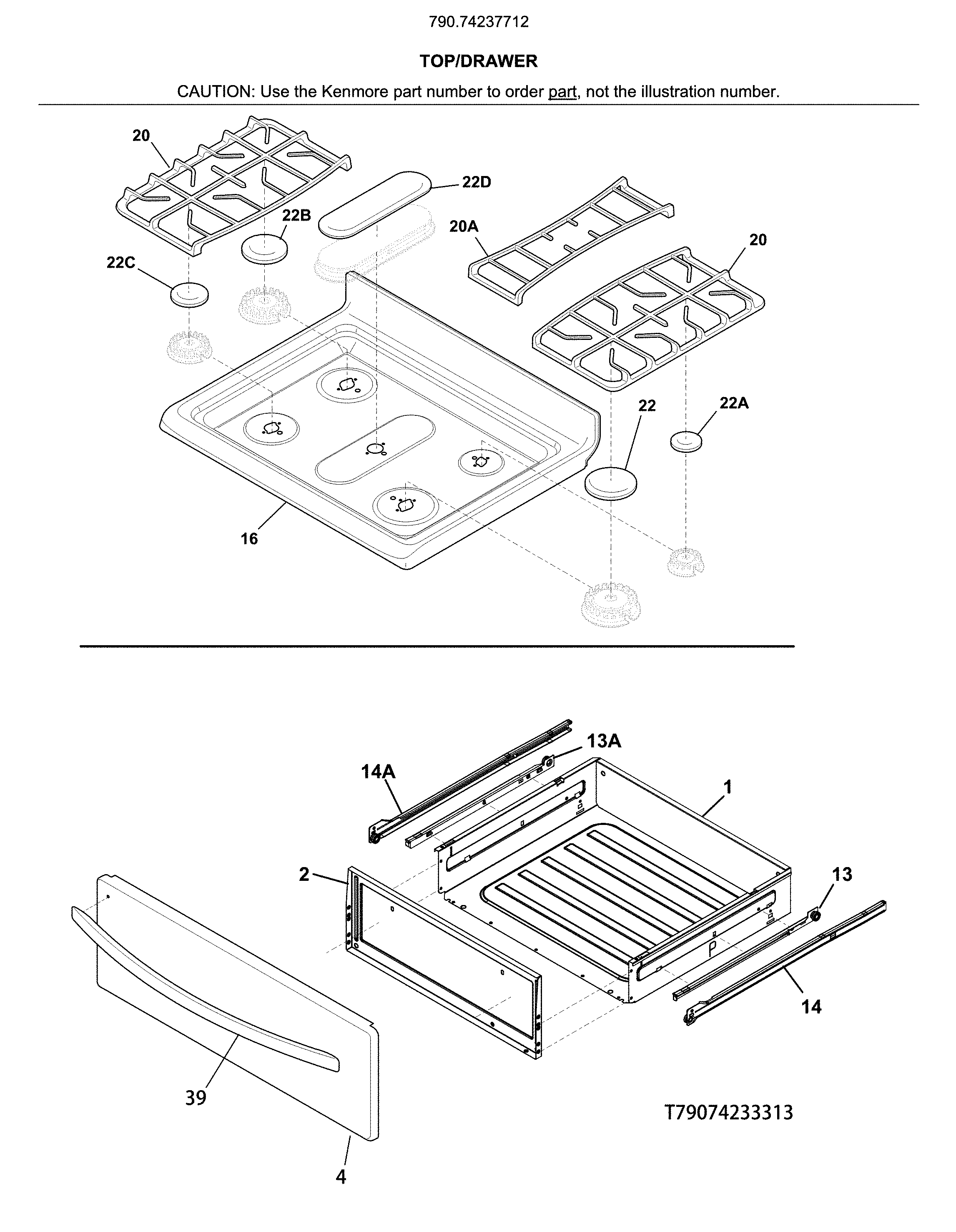 Top/drawer