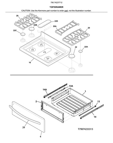 Top/drawer