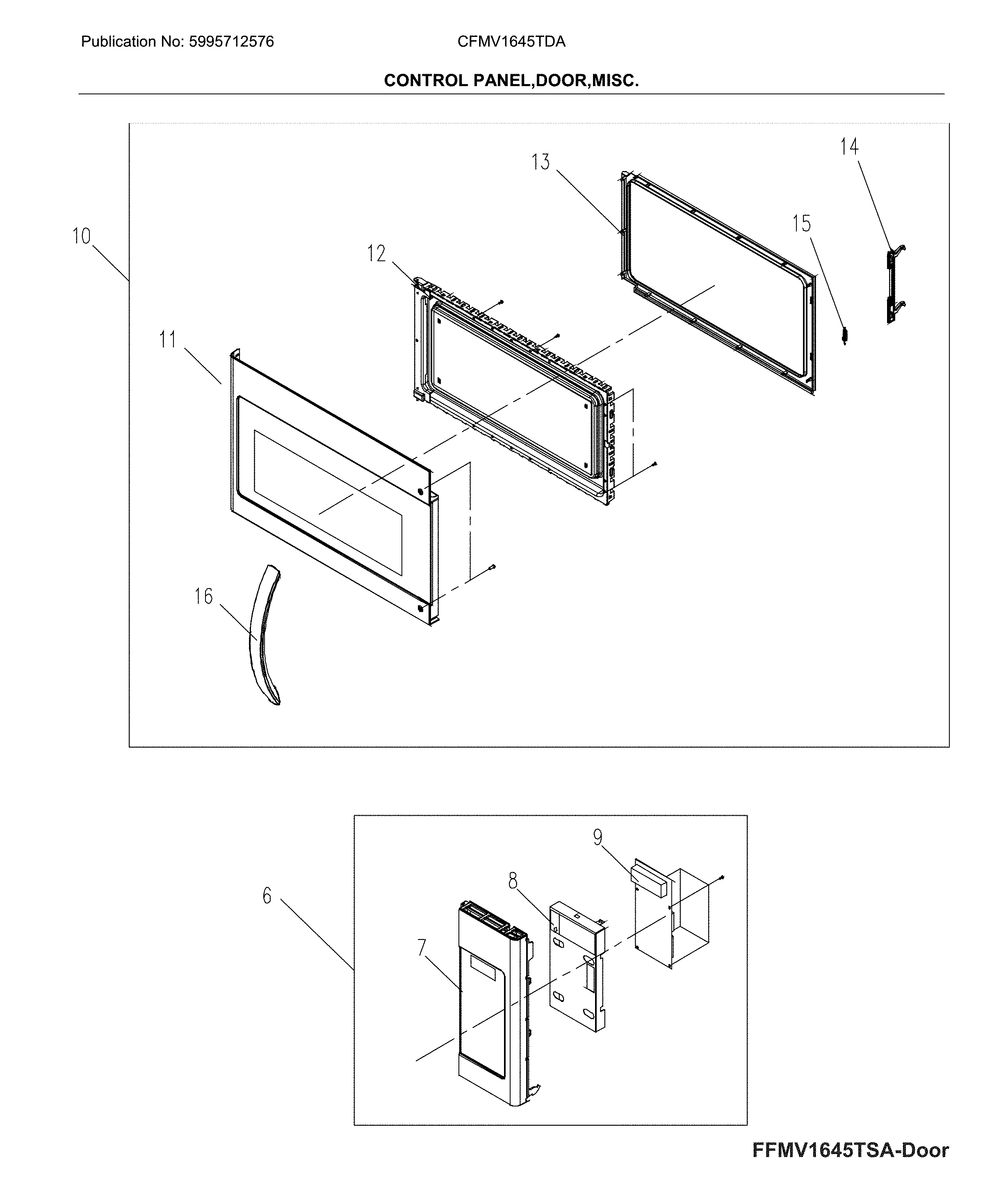 Control panel,door,misc.
