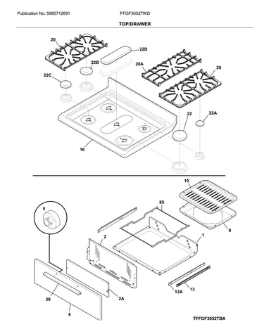 Top/drawer