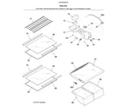 Kenmore 2536050261B shelves diagram