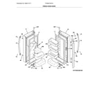 Frigidaire FFHB2750TD2 fresh food door diagram