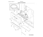 Frigidaire FFHB2750TD2 controls & ice dispenser diagram