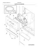 Controls & ice dispenser