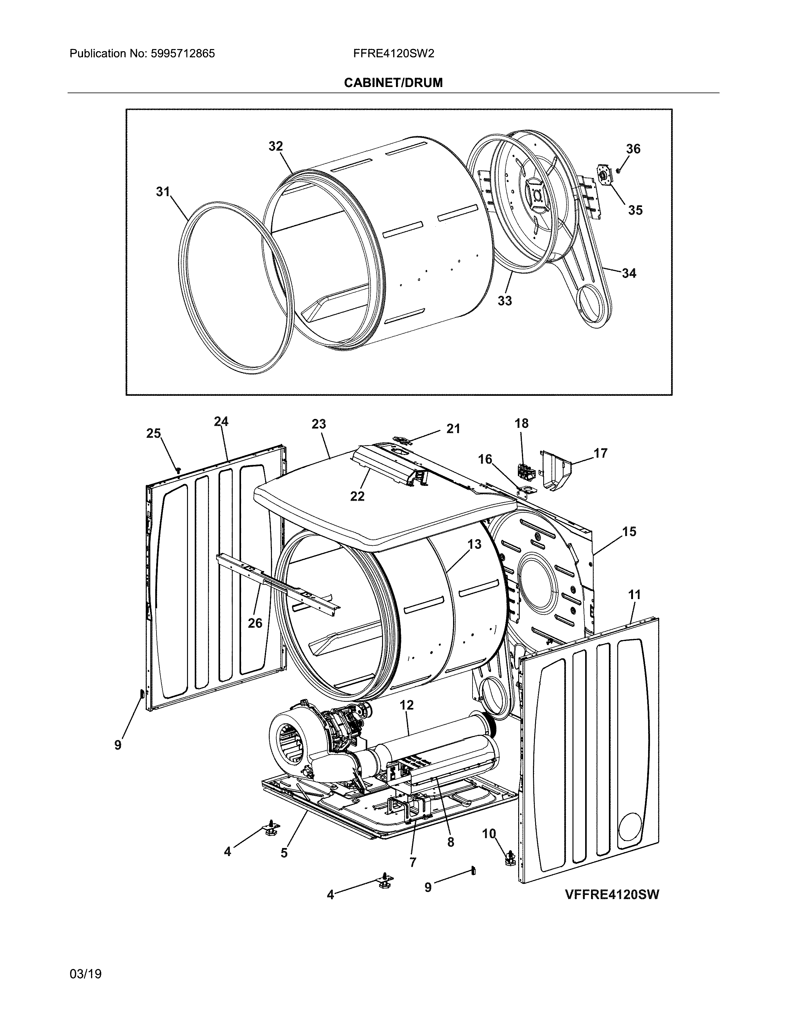 CABINET/DRUM