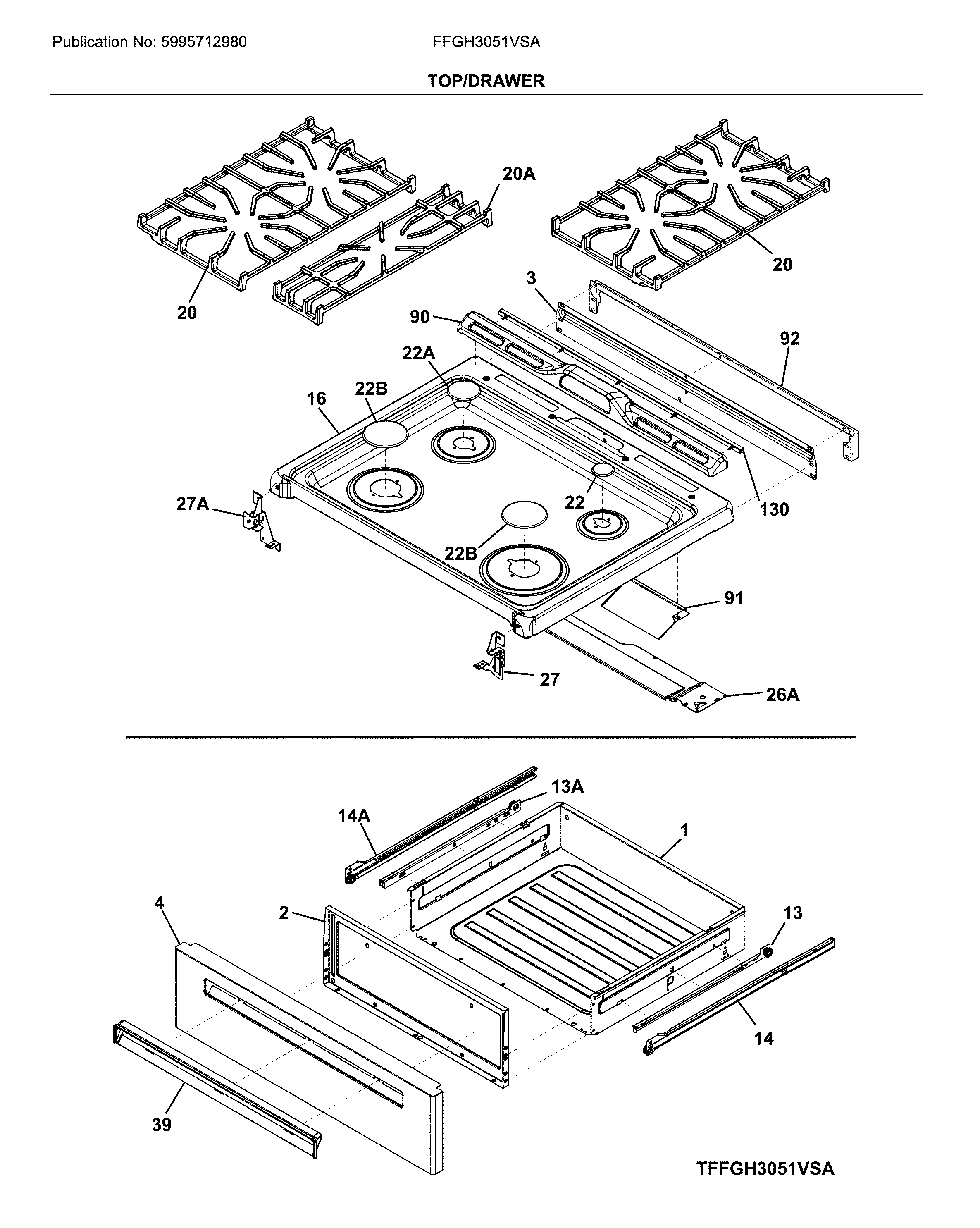 Top/drawer