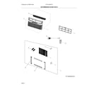 Frigidaire FFTA103WA10 unit diagram