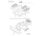 Frigidaire FFGF3052TSB top/drawer diagram