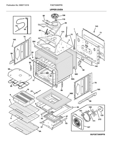 Upper oven