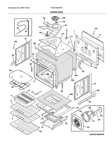 Upper oven