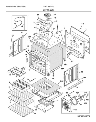 Upper oven