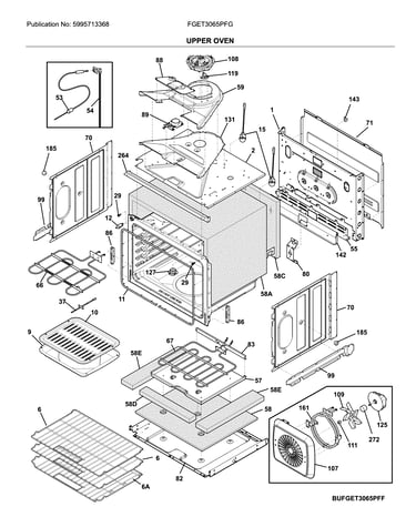 Upper oven