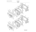 Frigidaire FGET3065PDA doors diagram