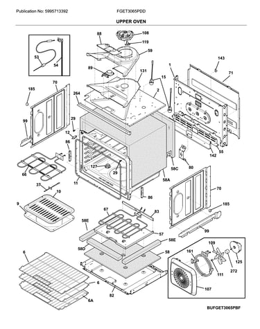 Upper oven